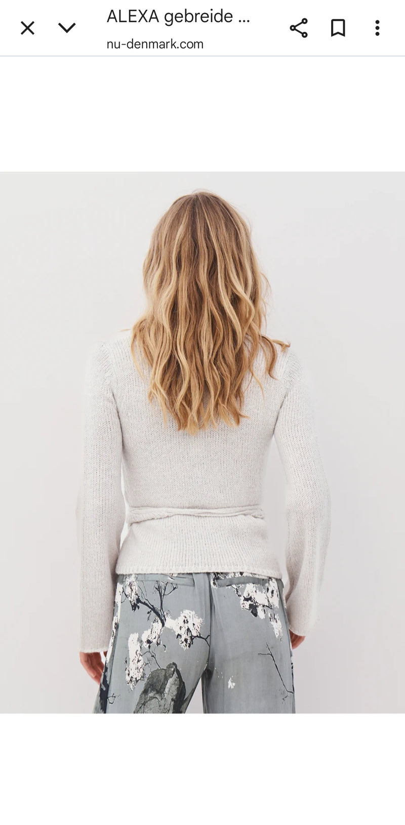 Alexa Wrap knit 8522-50