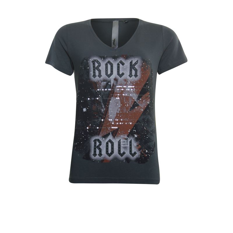 OUTLET T-shirt met rock print