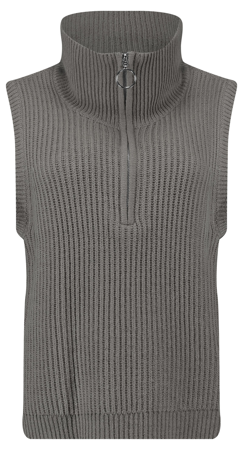 Mock neck pullover sleeveless 7950